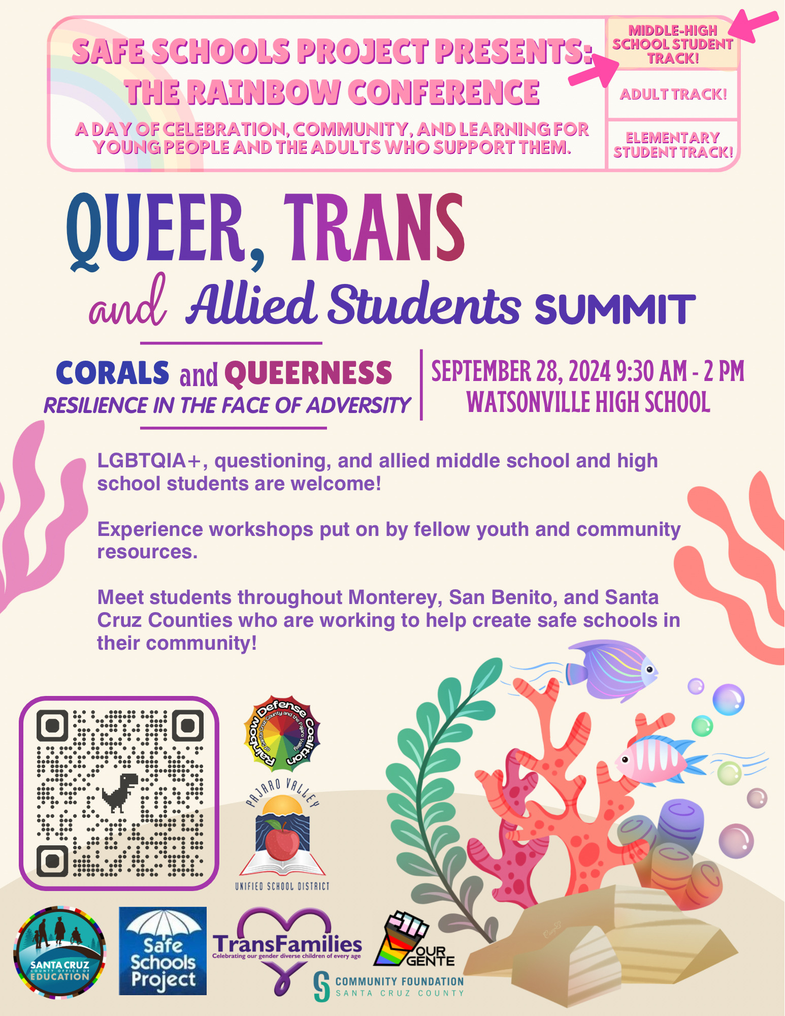 Fall 2024 Student Summit Flyer English